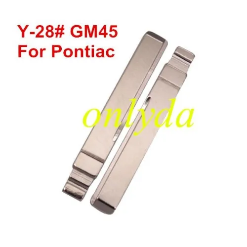 VVDI  brand key blade Y-28# GM45 for Pontiac
