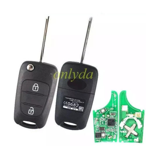 For Hyundai Elantra original 2 button  remote key with 433.92mhz