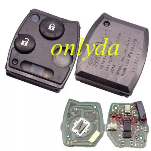 For Honda OEM 2 Button remote control with 433mhz and with PCF7961A chip