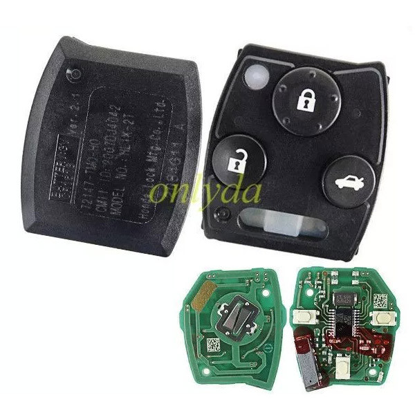 For OEM 3  button remote key with PCF7961(HITAG2)and with electric 46 chip with 433mhz