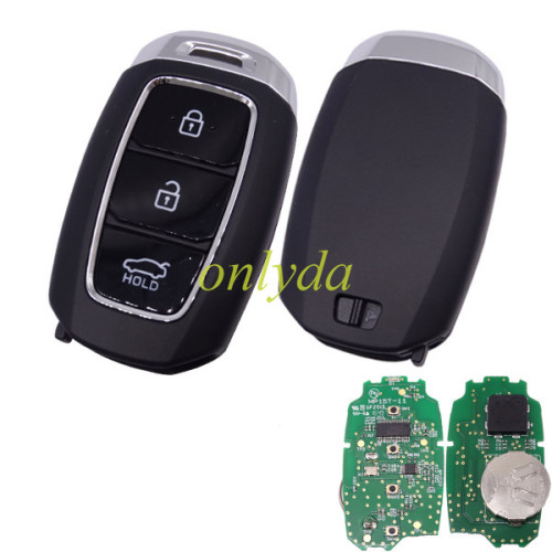 For OEM Hyundai Santa Fe 2018 Genuine  3 button  keyless remote key with 434mhz with 47 chip