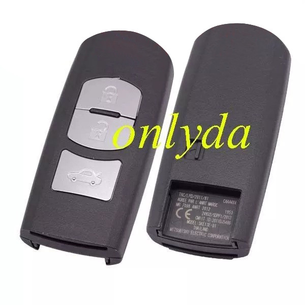 For  Mazda 3button keyless remote key with 434mhz with hitag pro 49 chip MODEL: SKE13E-01