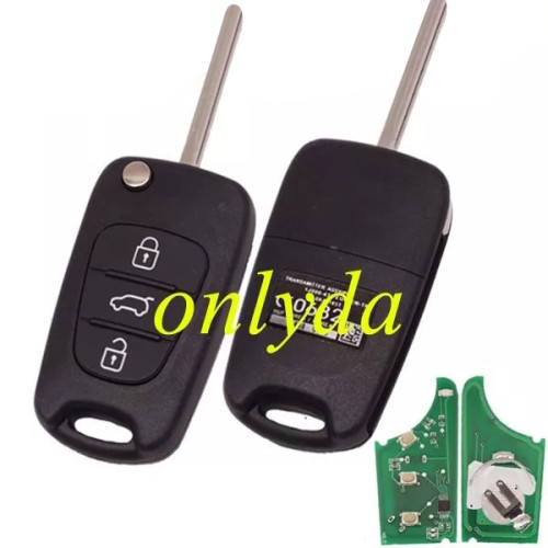 KIA Sportage-R 3 button remote key with 433mhz FSK