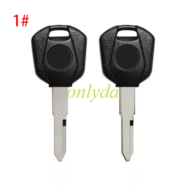 Honda-Motor  bike key blank， with left blade with badge, pls choose the color