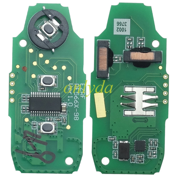 For  Ford 2 button  keyless remote key  with PCF7953P/Hitag pro/ ID49 chip 434mhz  d Kuga 2015-2017 d C-max （2015-present）