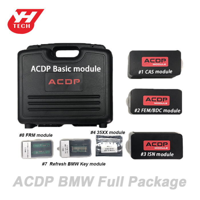 Yanhua Mini ACDP Full Package for BMW Incude CAS/ FEM BDC /ISN/ 35xx / Key refresh /FRM /EGS module
