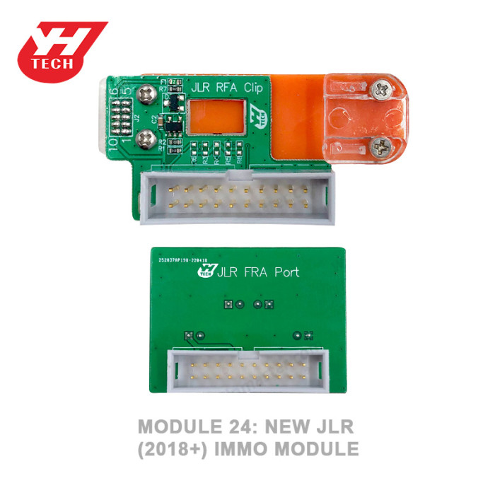 Yanhua Mini ACDP Module24_ New JLR（2018+）IMMO module1.Supports the new JLR (2018+) OBD duplicate key（JPLA-14C104-AF）. 2.Support the new JLR (2018+) program new key by replacing RFA blank chip or RFA module.
