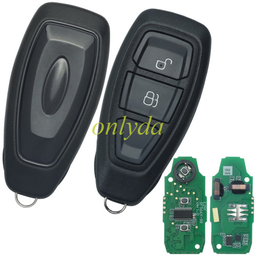 For Ford Focus 2 button  keyless remote key  with 434mhz without chip fcc ID :KR55WK48801