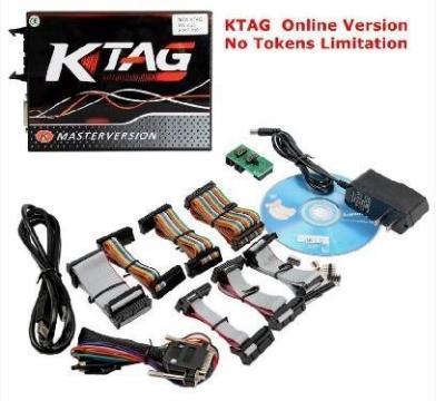 KTAG 7.020 Red PCB New 4LED EU Online Version SW V2.25 No Token Limited