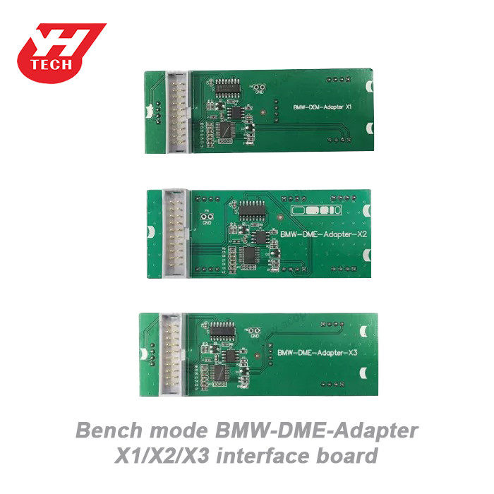 Yanhua ACDP Bench mode BMW-DME-Adapter X1/X2/X3 interface board set Support BMW E chassis N47/N57,F chassis B37/B47N47/N57,I chassis BMSX DME ISN read/write and clone.
