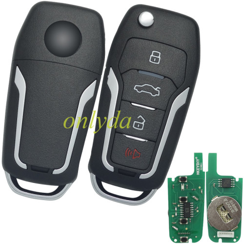 For Ford style 3 button remote key B12-3+1 for KD300 and KD900 to produce any model  remote