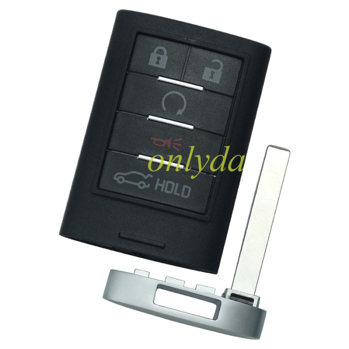 For Cadillac 5 buttonsmart keyless remote for Cadillac、Buick GL8、Dodge(SRS,ATS,XTS etc year before 2015)Frequency 315MHzFcc ID:NBG009768T