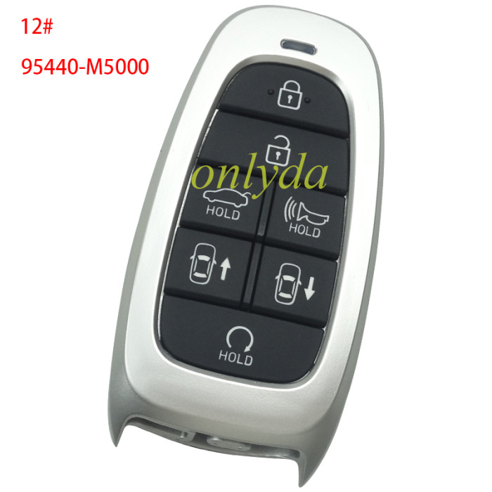 OEM Smart Key for Hyundai Grandeur Buttons:7 / Frequency:433MHz / Transponder:HITAG 3/NCF 29A / Part No: 95440-G8210/ Keyless Go / Automatic Start