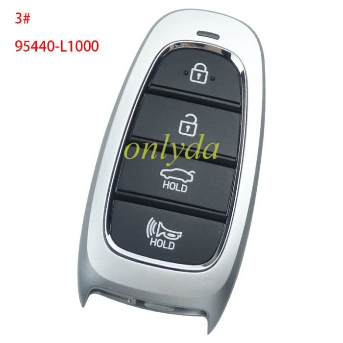 OEM Smart Key for Hyundai Grandeur Buttons:7 / Frequency:433MHz / Transponder:HITAG 3/NCF 29A / Part No: 95440-G8210/ Keyless Go / Automatic Start