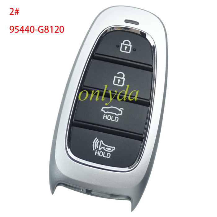 OEM Smart Key for Hyundai Grandeur Buttons:7 / Frequency:433MHz / Transponder:HITAG 3/NCF 29A / Part No: 95440-G8210/ Keyless Go / Automatic Start