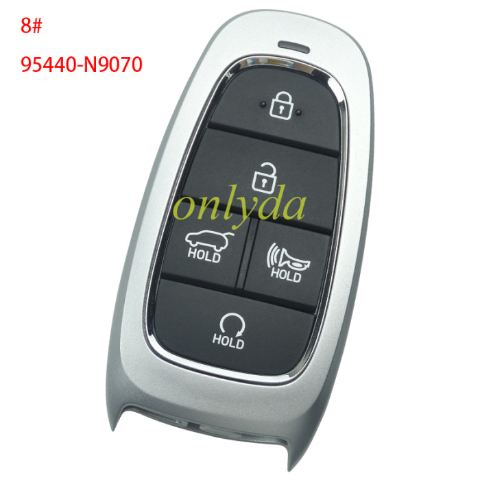 OEM Smart Key for Hyundai Grandeur Buttons:7 / Frequency:433MHz / Transponder:HITAG 3/NCF 29A / Part No: 95440-G8210/ Keyless Go / Automatic Start