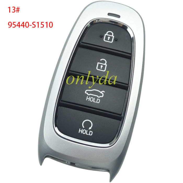 OEM Smart Key for Hyundai Grandeur Buttons:7 / Frequency:433MHz / Transponder:HITAG 3/NCF 29A / Part No: 95440-G8210/ Keyless Go / Automatic Start