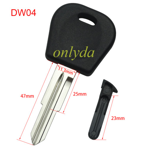 Super Stronger GTL shell for Daewoo transponder  key blank