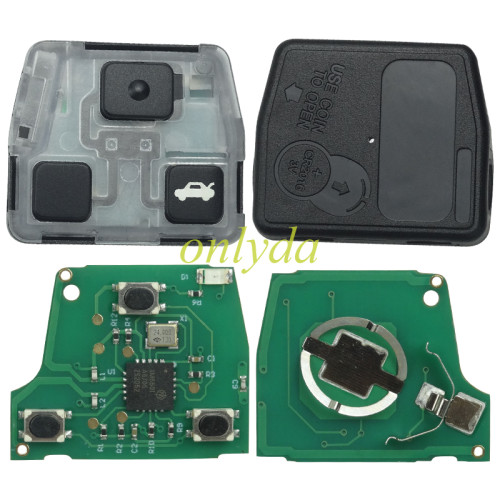 For Toyota land cruiser prado 3B remote with 315/434/304.2mhz