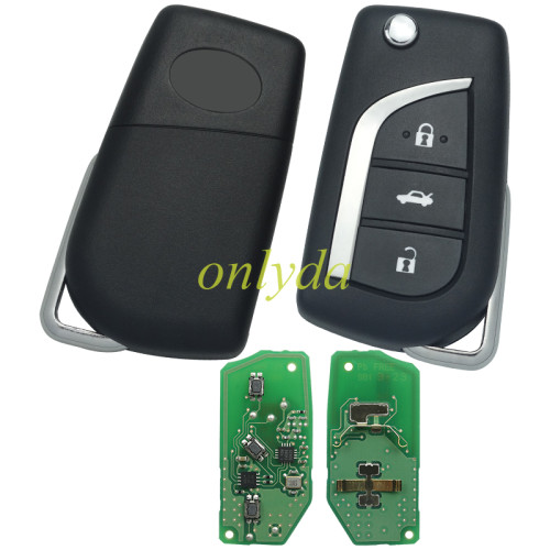 OEM Toyota Corolla   3 button Flip Remote Key 433MHz/315MHZ FSK  2019+  part number ：B2A2F2R WS21 ID74 H 8A Chip  Page:39