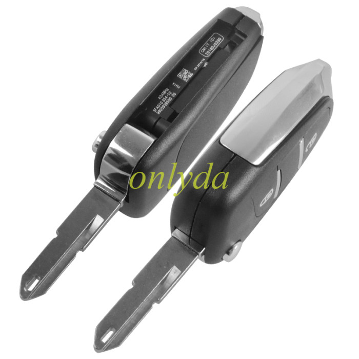 modified  peugeot replacement key shell with 2 button with NE73 blade（please choose the logo）