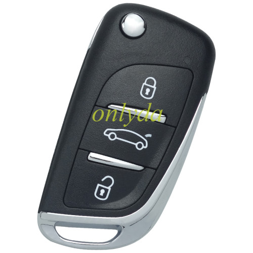 XKDS00EN For Xhorse  2nd Generation DS Type Wire Remote Key 3 button Universal Remote Key