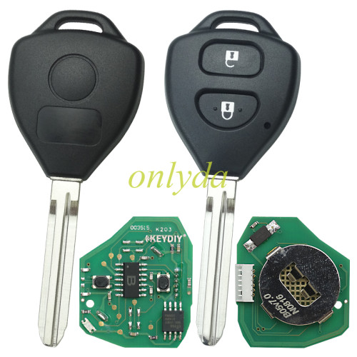 KeyDIY Brand 2 button remote key B05-2