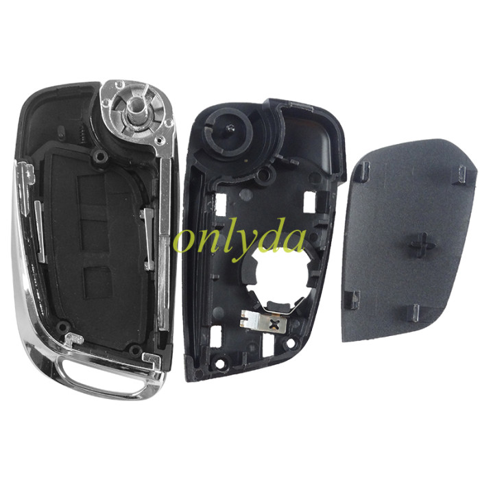 modified  peugeot replacement key shell with 2 button with NE73 blade（please choose the logo）
