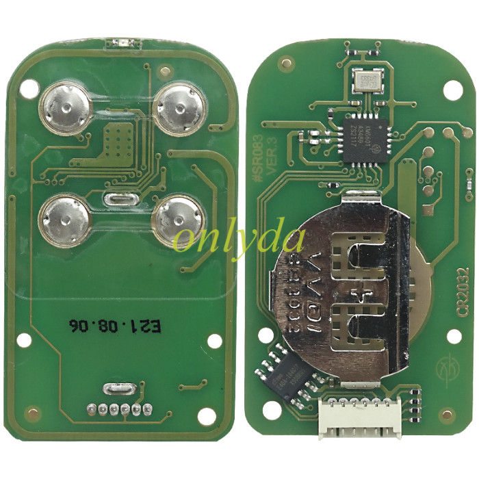 For Xhorse 4 button remote key  VVDI Key Tool, XKXH00EN