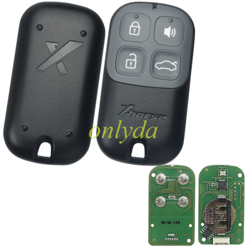For Xhorse 4 button remote key  VVDI Key Tool, XKXH00EN