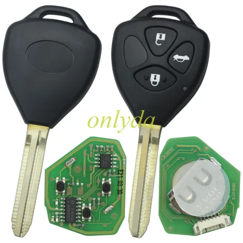 For Xhorse VVDI2 XKTO03EN Wired Universal Remote Key  Toyota Style 3 Buttons