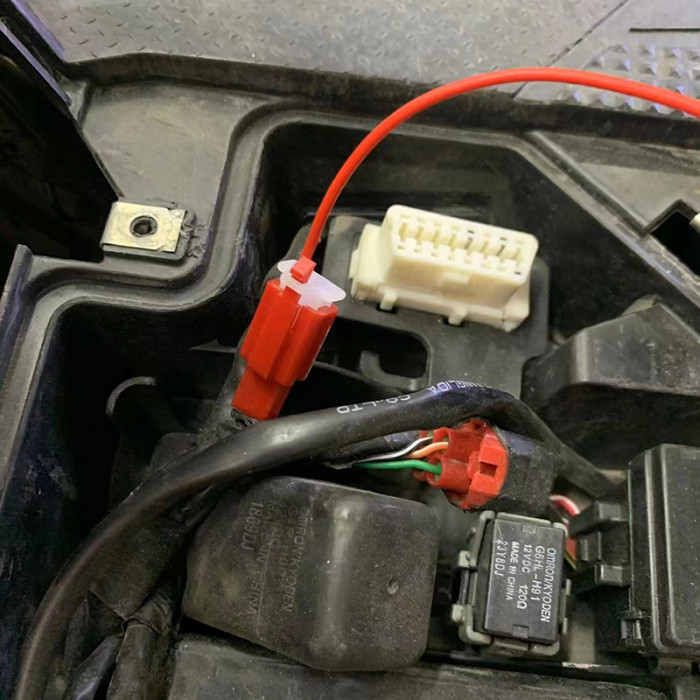 Clip for motorcycle to program