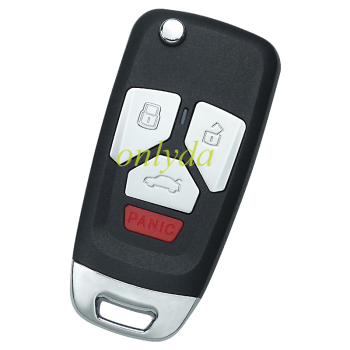 Xhorse VVDI   Audi Type Universal Remote Flip Key 3+1 Buttons Wireless XNAU02EN