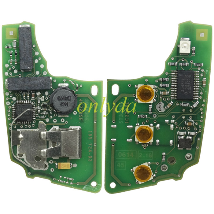 For OEM 3 button remote key with 434mhz 5GO959753M
