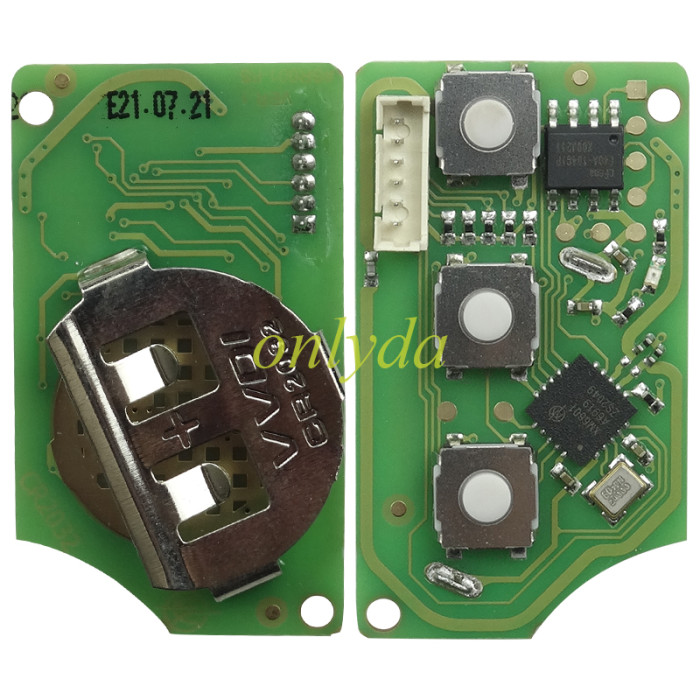 For Xhorse VVDI  Remote Key B5 Type 3 button Universal Remote Key XKB510EN