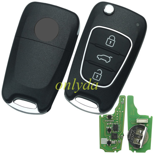 For Xhorse Universal Remote Car Key XKHY02EN  3 Buttons  Hyundai VVDI Key Tool VVDI2 MINI Programmer English Version