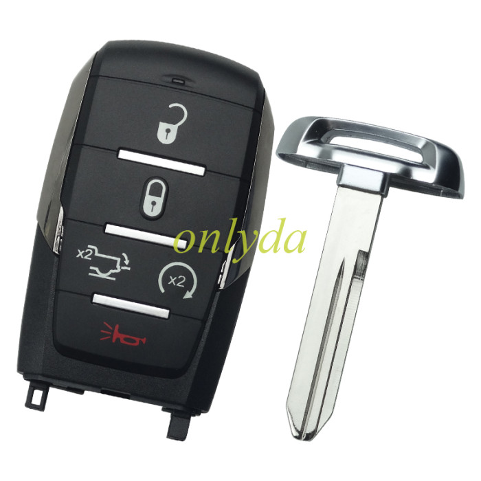 For Dodge  Ram 1500 Pickup 2019 2021 Remote key 433.92mhz with PCF7939M/HITAG AES/4A chip ,can choose the key shell  FCCID:OHT 4882056