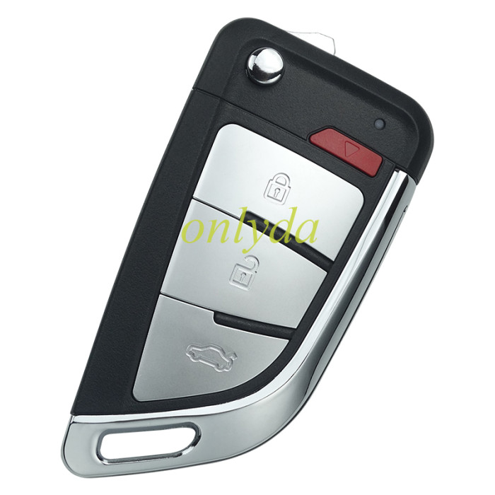 Xhorse knife style flip Wired Remote XKKF20EN for VVDI Key Tool VVDI2, 3 +1 button