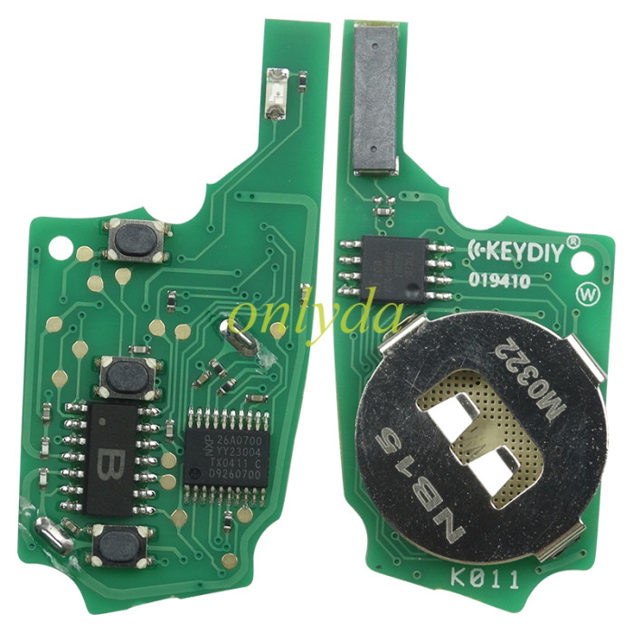 keyDIY 3 button remote key NB15 Multifunction 5 Models in  1 Model  NB-ATT-36 NB-ATT-KLSL NB-ATT-46 NB-ETT-GM NB-XTT-47  for KDX2 and KD MAX