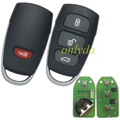 For XHORSE (English Version) Universal Remote Key Fob 3 + 1 Button XKHY04EN  VVDI MINI Key Tool VVDI2