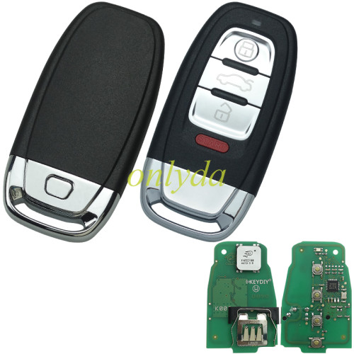 KDIY Remote key 3+1 button ZB01 smart key for KD X2 and KD MAX