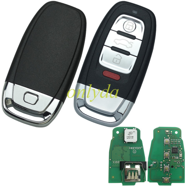 KDIY Remote key 3+1 button ZB01 smart key for KD X2 and KD MAX