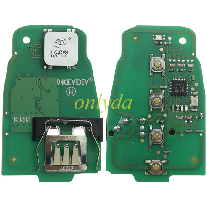 KDIY Remote key 3+1 button ZB01 smart key for KD X2 and KD MAX