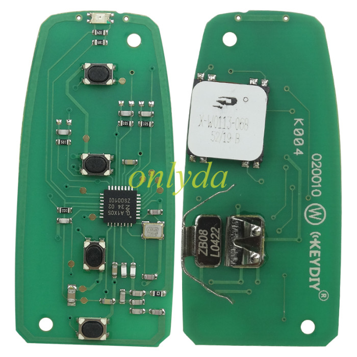 KEYDIY Remote key 3+1button ZB08A smart key for KD-X2