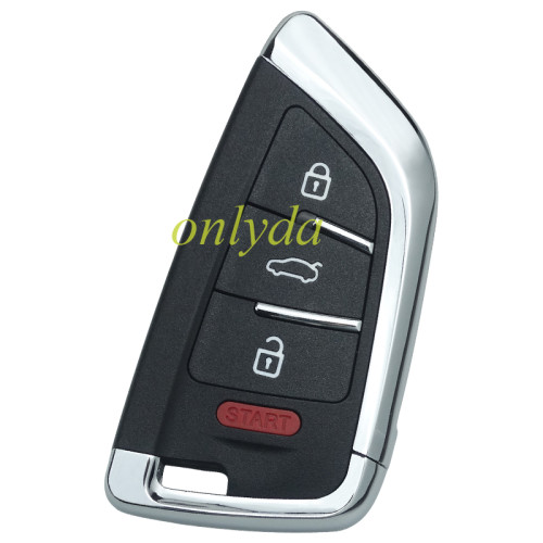 KeyDIY Brand smart Remote key 3+1 button ZB02 smart key for  KD X2 and KD MAX