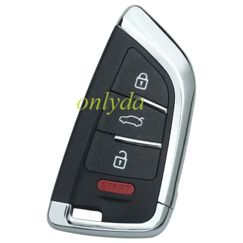 KeyDIY Brand smart Remote key 3+1 button ZB02 smart key for  KD X2 and KD MAX