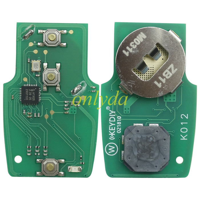 KEYDIY Remote key 3 button ZB11-3 smart key for KDX2 and KD MAX