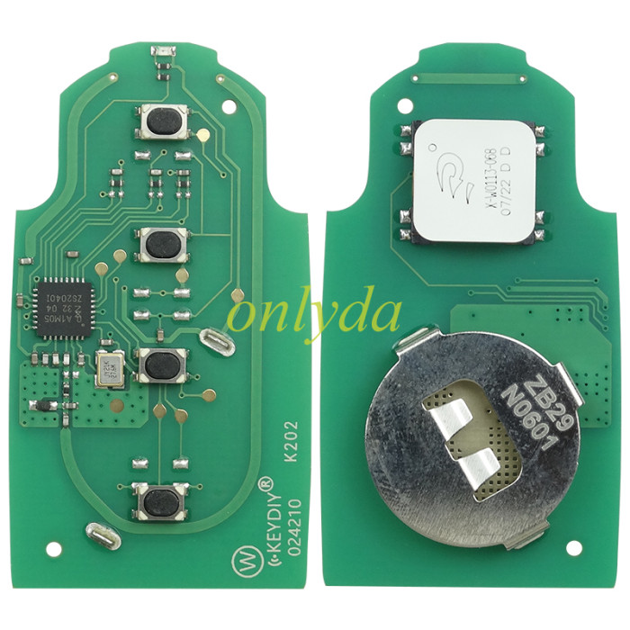 KEYDIY Remote key 4 button ZB29 smart key for KDX2 and KD MAX