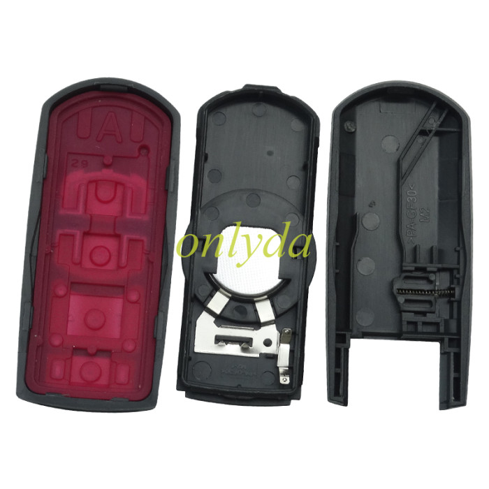 For kydz brand Mazda 8 keyless 4 button modified remote With 434mhz, with 4D63 chip,PCB SKE11B-01