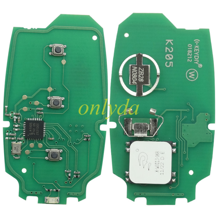 KEYDIY Remote key 3 button ZB28 smart key for KD-X2  and KD MAX